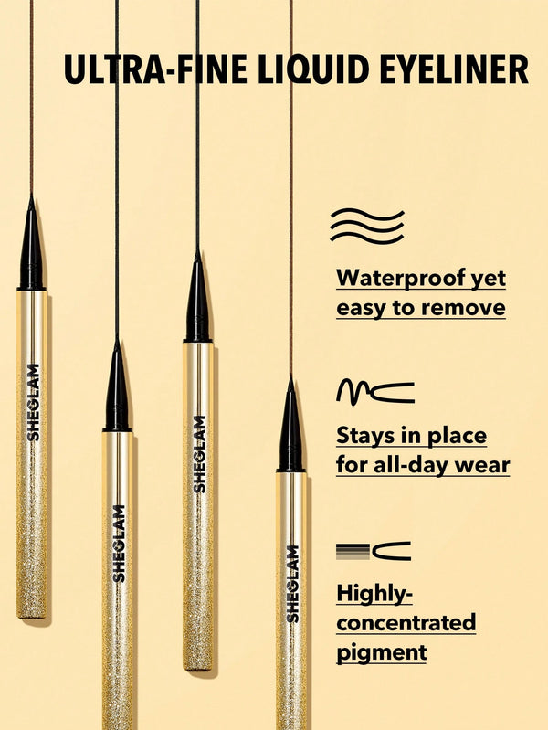 SHEGLAM Line & Define Waterproof Liquid Eyeliner-Brown