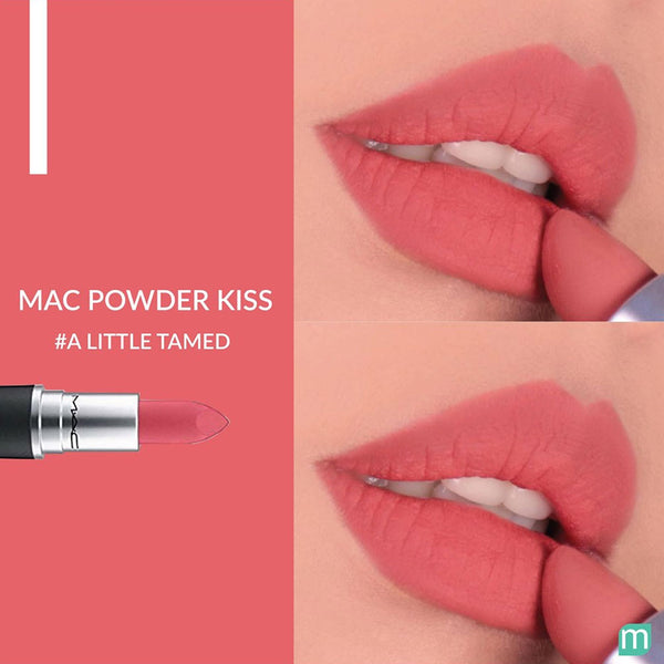MAC- POWDER KISS LIPSTICK- 301 A Little Tamed